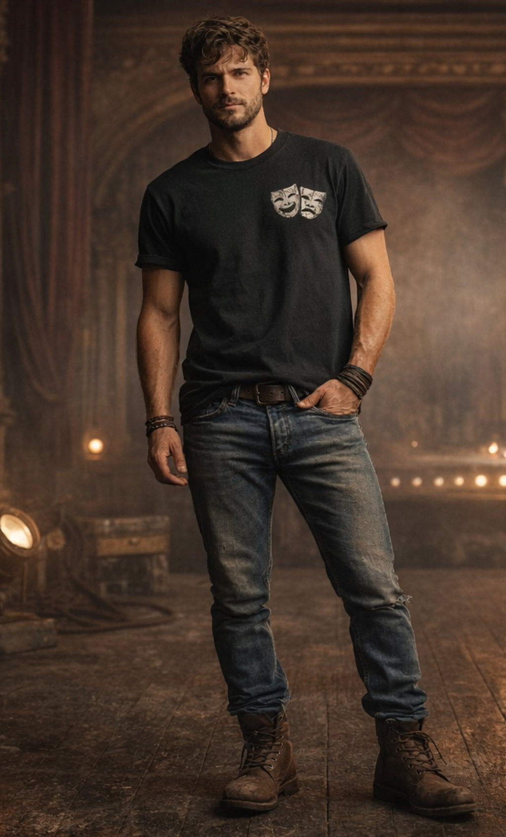 Discipline Over Luck – Actor’s Grind Statement Tee