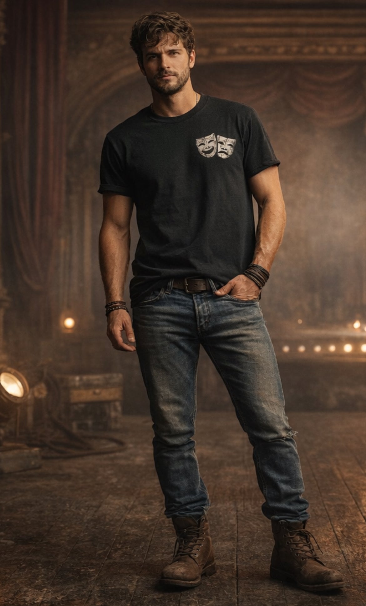 Discipline Over Luck – Actor’s Grind Statement Tee