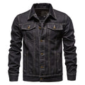 Vintage Blue Denim Jacket Shirt – Tailored Urban Fit
