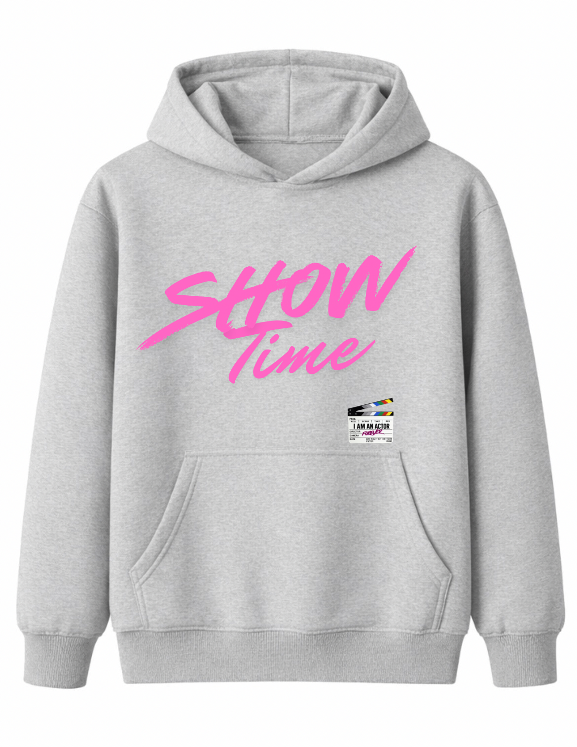 Show Time Hoodie – Lights. Camera. Action. Edition